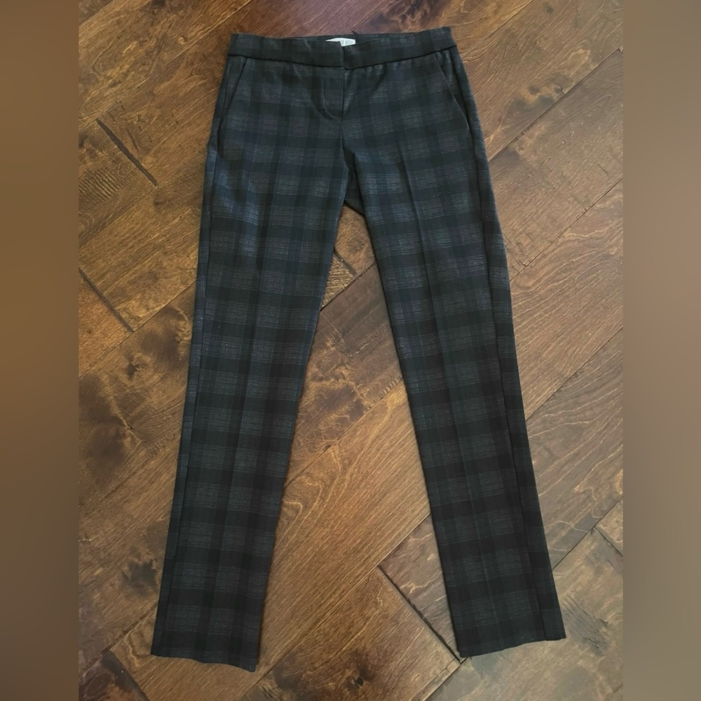 Eliane Rose Black and Grey Plaid Pants Size 4 - Picture 1 of 5